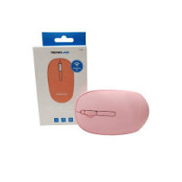 Mouse Tecnolab BT 2.4 GHz 1000 DPI 3 Botones Rosado TL582PK