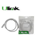 Cable Ulink RED 5 mts CAT6e Gris en bolsa