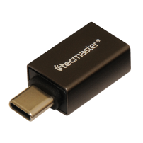 Tecmaster Adaptador OTG Tipo-C a USB-A-3.0 Hembra-Aleación de Aluminio