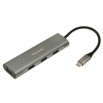 Tecmaster Hub Tipo-C 3.1 - 4 Puertos USB 3.0
