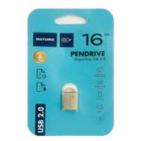Pendrive Motomo 16 GB 2.0 ALMPEND01  Nano Metal