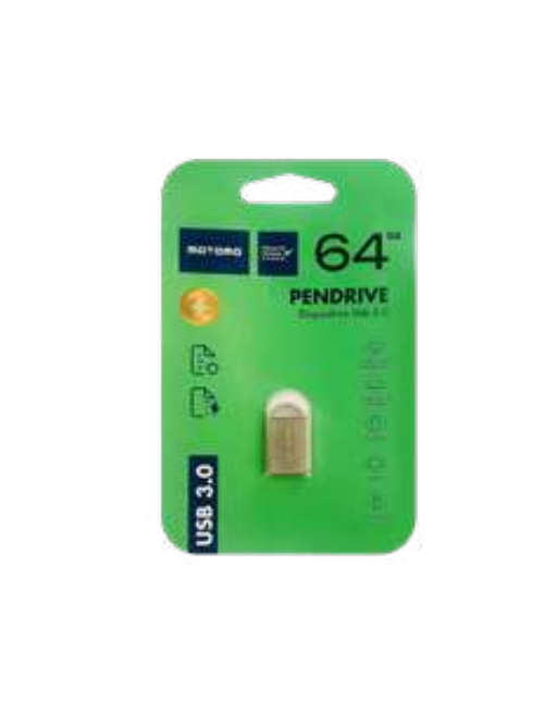 Pendrive Motomo 64 GB 3.0 ALMPEND03 Nano Metal Pendrive Motomo 64 GB 3.0 ALMPEND03 Nano Metal