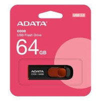 Pendrive ADATA 64GB AC008 rojo negro