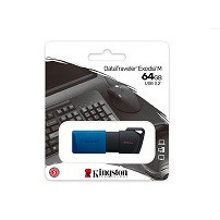 KNG 64GB USB 3.2 Gen1 DataTraveler Exodia M Negro/azul