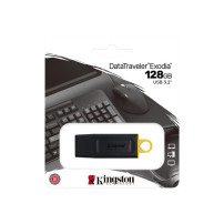 KNG 128GB USB 3.2 Gen 1 Datatraveler Exodia Black Yellow