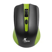 Xtech Mouse inalambrico 1600DPI 4 botones verde