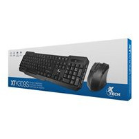 Xtech kit teclado mouse inalambrico negro xtk-309S